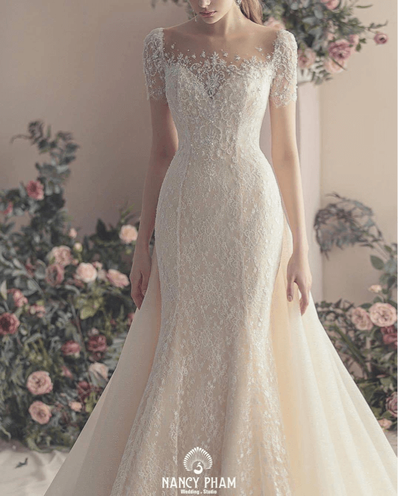Beautiful sensual bridal dress from NancyPham Wedding & Studio - Facebook