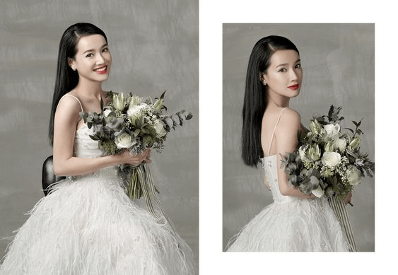 Ảnh cưới phong cách Hàn Quốc của Nhã Phương - Pinterest