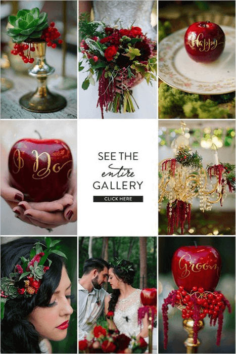 Snow White inspired wedding - Pinterest