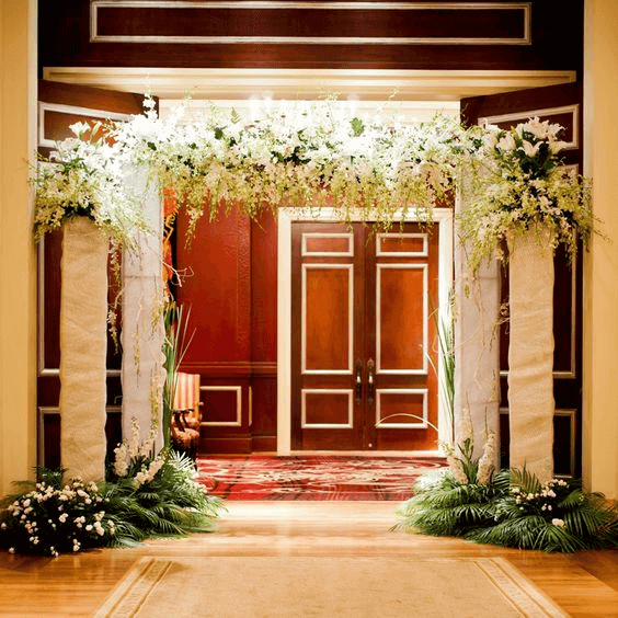 Flower Arch at Park Hyatt - Pinterest