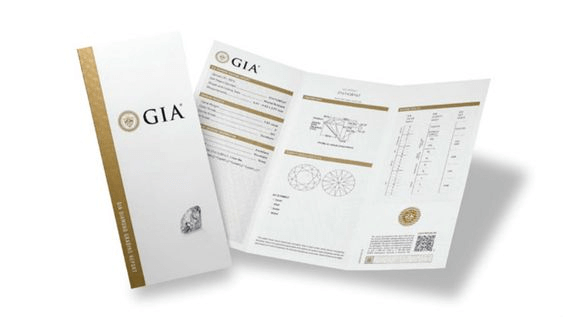Sample certification from GIA - Pinterest