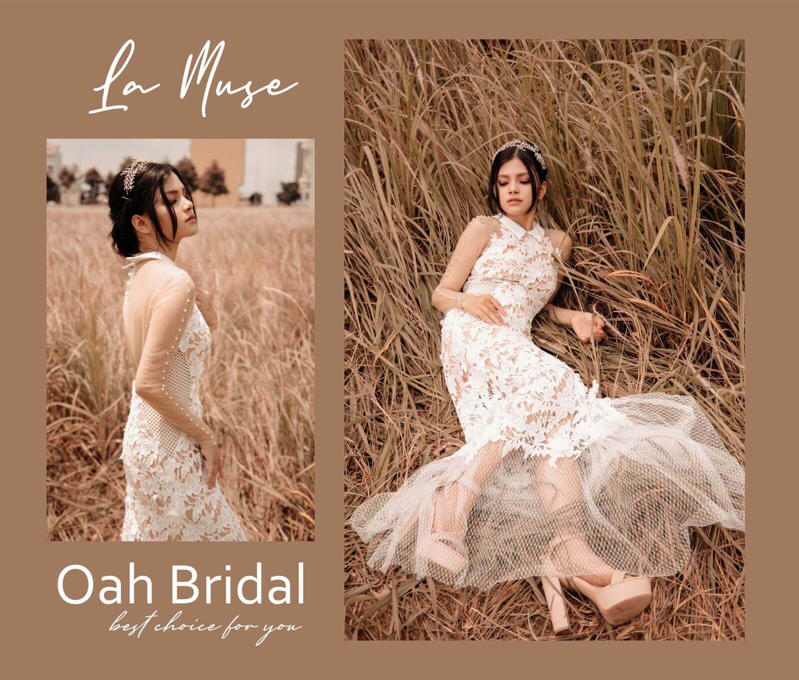 Wedding dress designed by OAH Bridal - WebSite