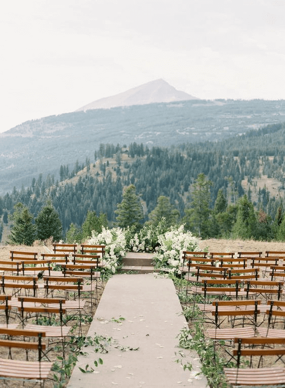 Mountain view wedding - Pinterest