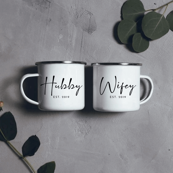 Couple mugs are good options - Pinterest