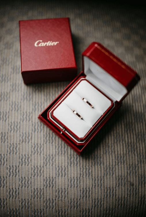 Wedding rings of  Cartier - Pinterest