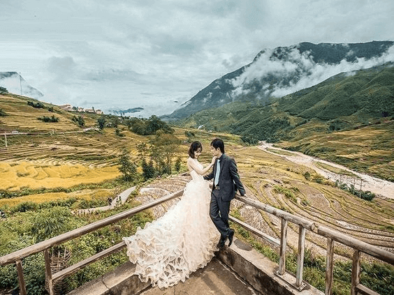 Đám cưới giữa thiên nhiên ở Sapa - Pinterest