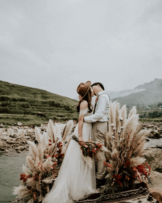 Bohemian wedding in Sapa - Pinterest