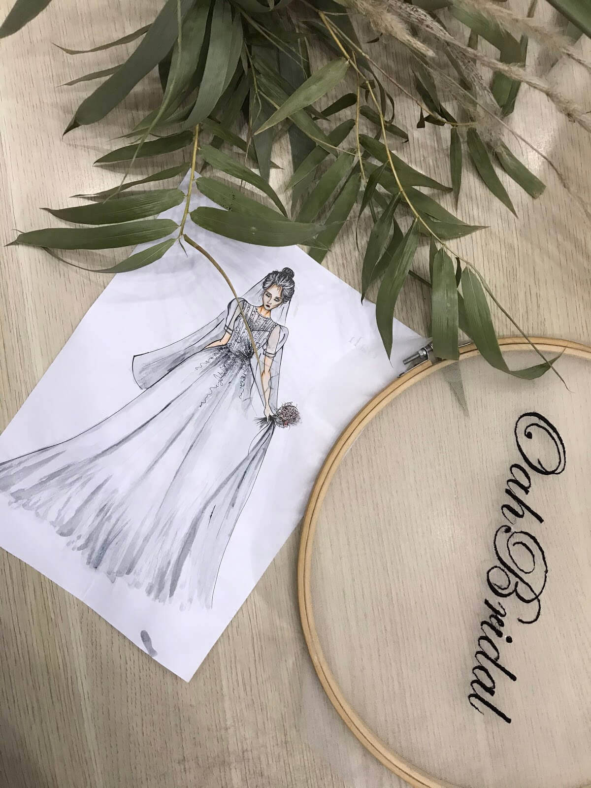 Wedding dress designed by OAH Bridal - WebSite