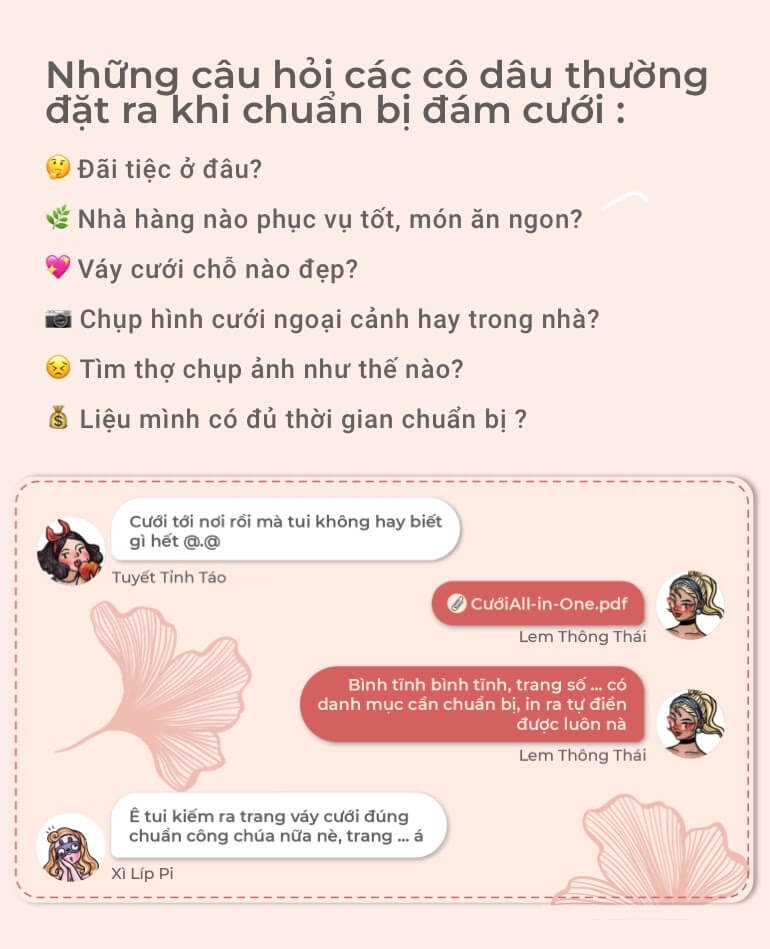 Tất cả những câu hỏi bạn cần đều có lời giải đáp trong cẩm nang cưới lần này của Getweady - WebSite